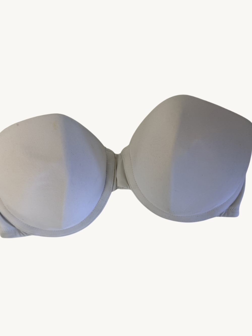 Victoria’s Secret White Strapless Lightly Lines Bra Women’s Size 34D Underwire
